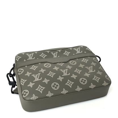 Louis Vuitton Monogram Shadow G65 Trio Messenger  Olive Green 7 of 10