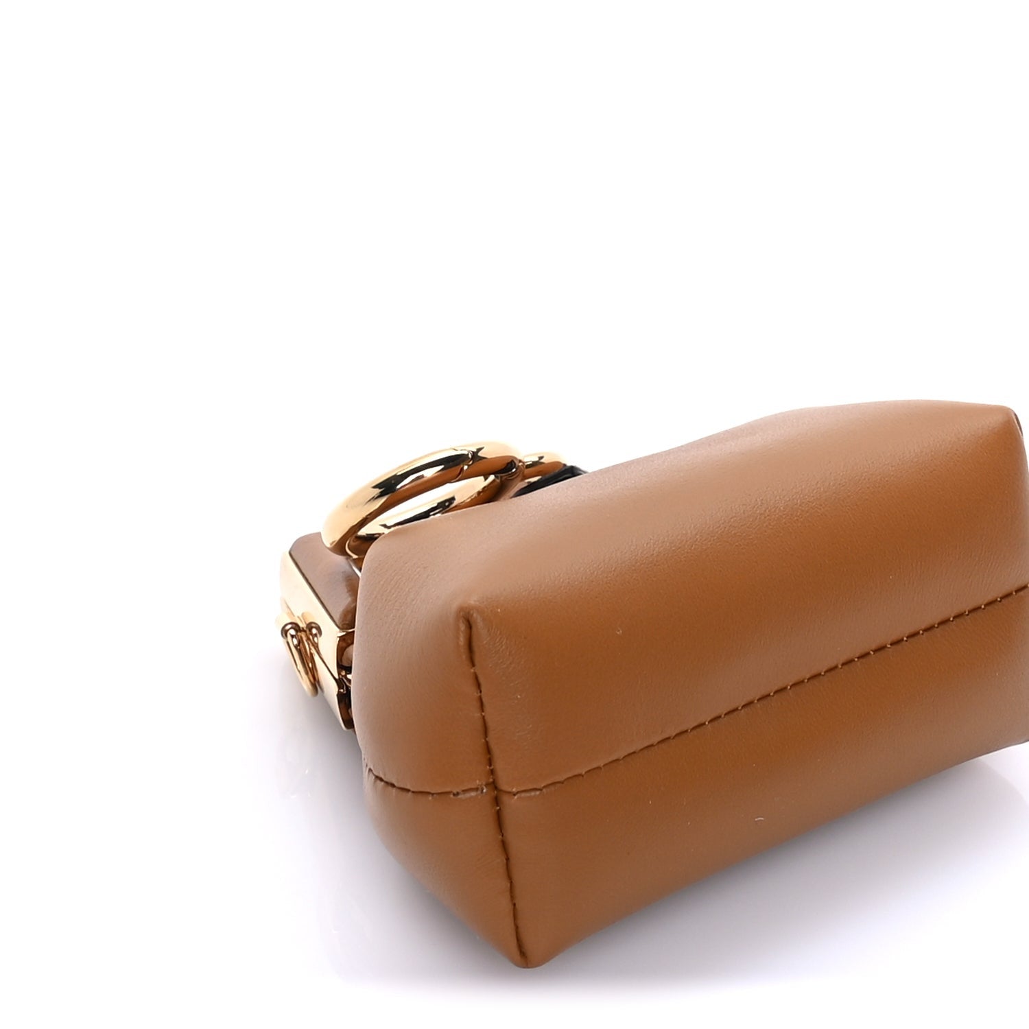 Fendi Shiny Nappa Nano  First Bag Charm Caramello 7 of 7