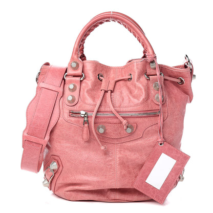 Balenciaga Agneau Giant 21 Silver Hardware Pompon Framboise 1 of 10