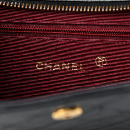 Chanel Lambskin Quilted Shoulder Bag Black 6 of 10