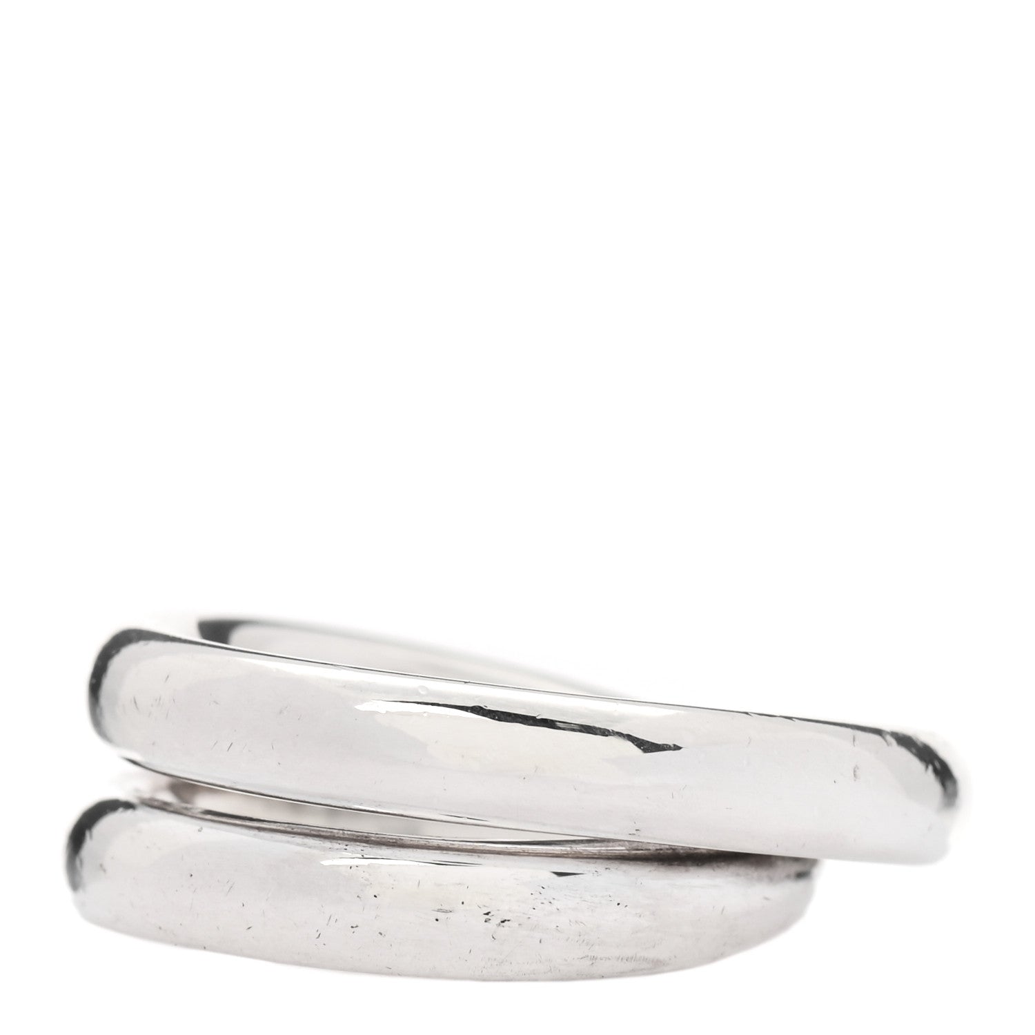 Hermes Sterling Silver Vertige Ring 53 6.25 3 of 5