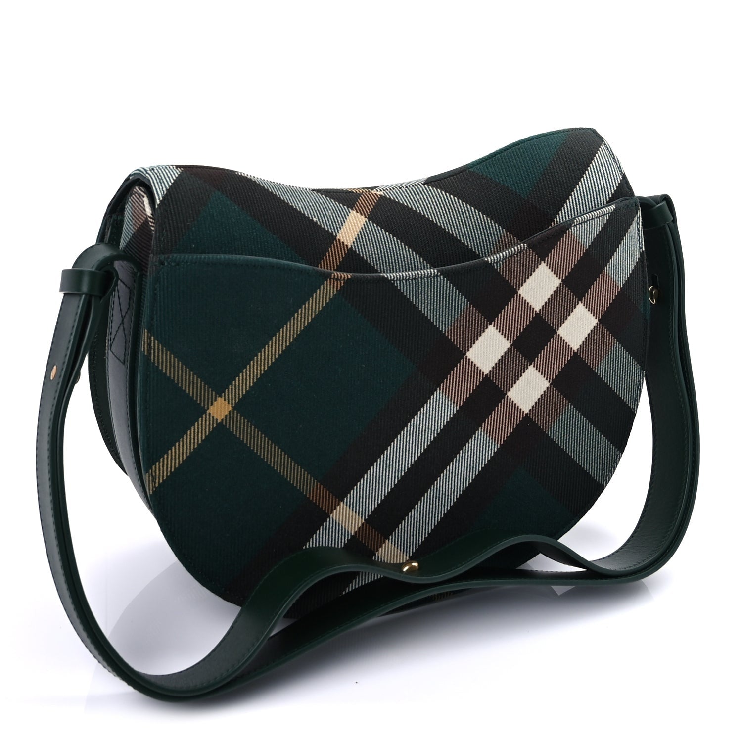 Burberry Jacquard Check Medium Rocking Horse Crossbody Ivy Ivy 5 of 8