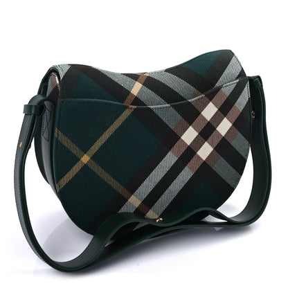 Burberry Jacquard Check Medium Rocking Horse Crossbody Ivy Ivy 5 of 8