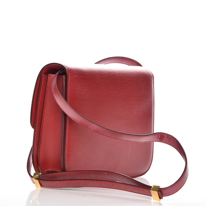 Celine Box Calfskin Medium Classic Box Flap Bag Red 3 of 13