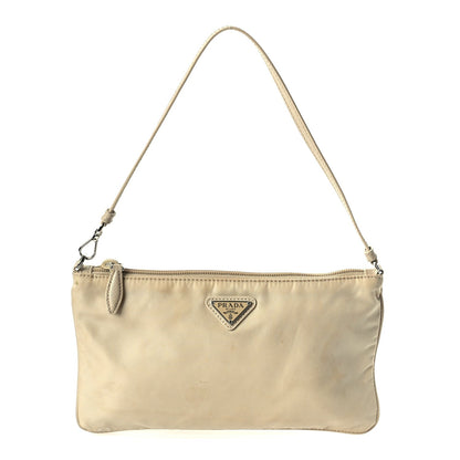 Prada Re-Nylon Vela Pouch Beige 1 of 8