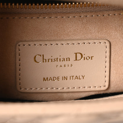 Christian Dior Lambskin Cannage Small My ABCDior Lady Dior Beige 6 of 10