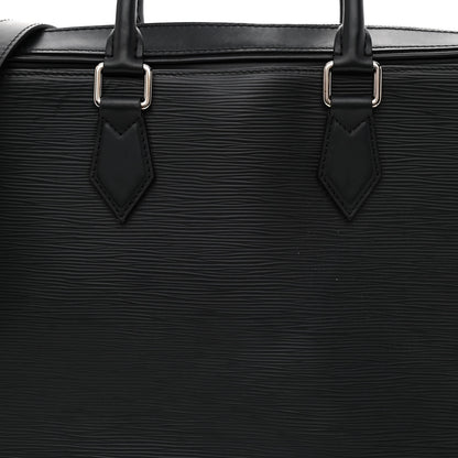 Louis Vuitton Epi Dandy MM Briefcase Black 8 of 13