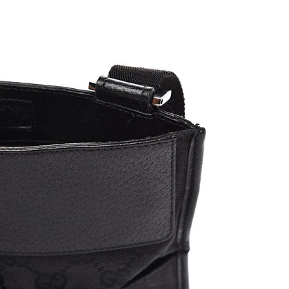 Gucci GG Monogram Messenger Crossbody Bag Black 11 of 12