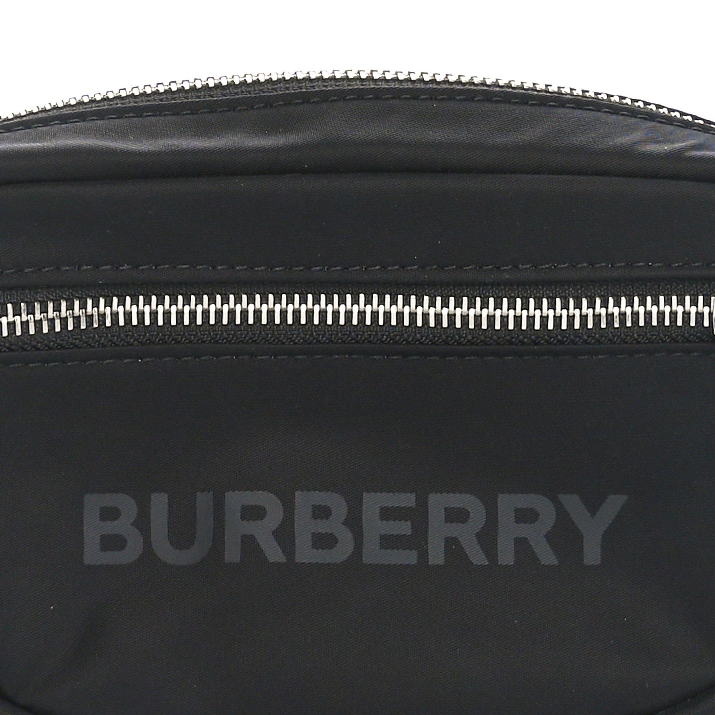 Econyl Logo Print Small Cannon Bum Bag Black