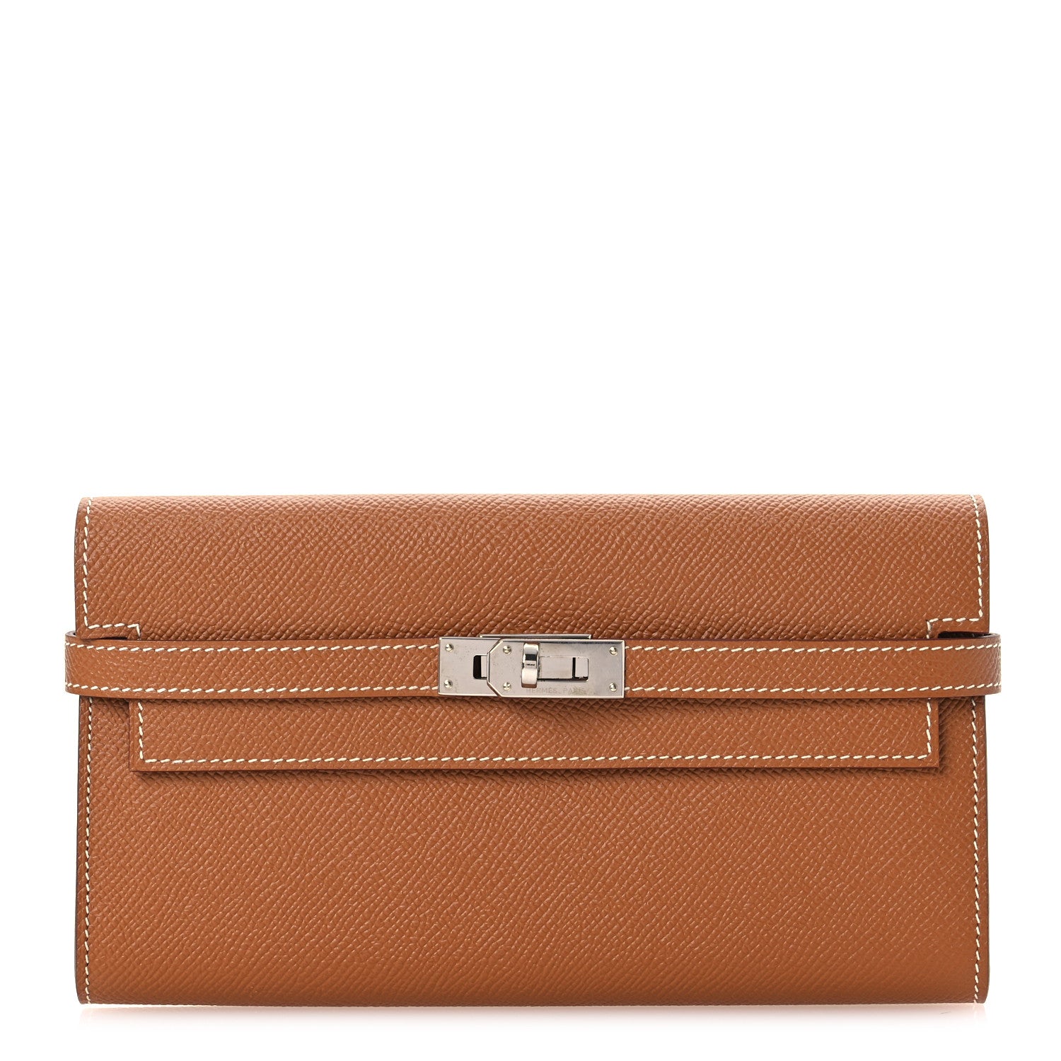 Hermes Epsom Kelly Longue Wallet Gold 1 of 12