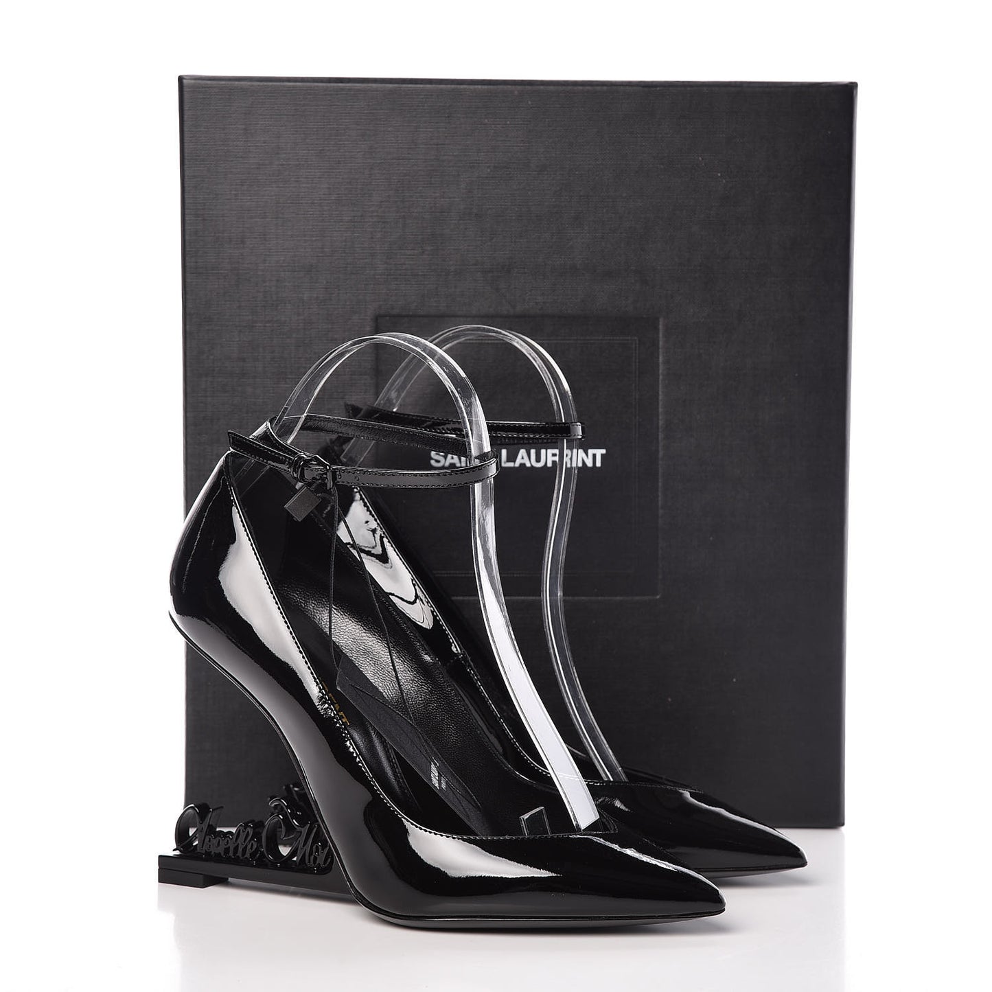 Patent Opyum Appelle Moi Ankle Strap Pump 36 Black