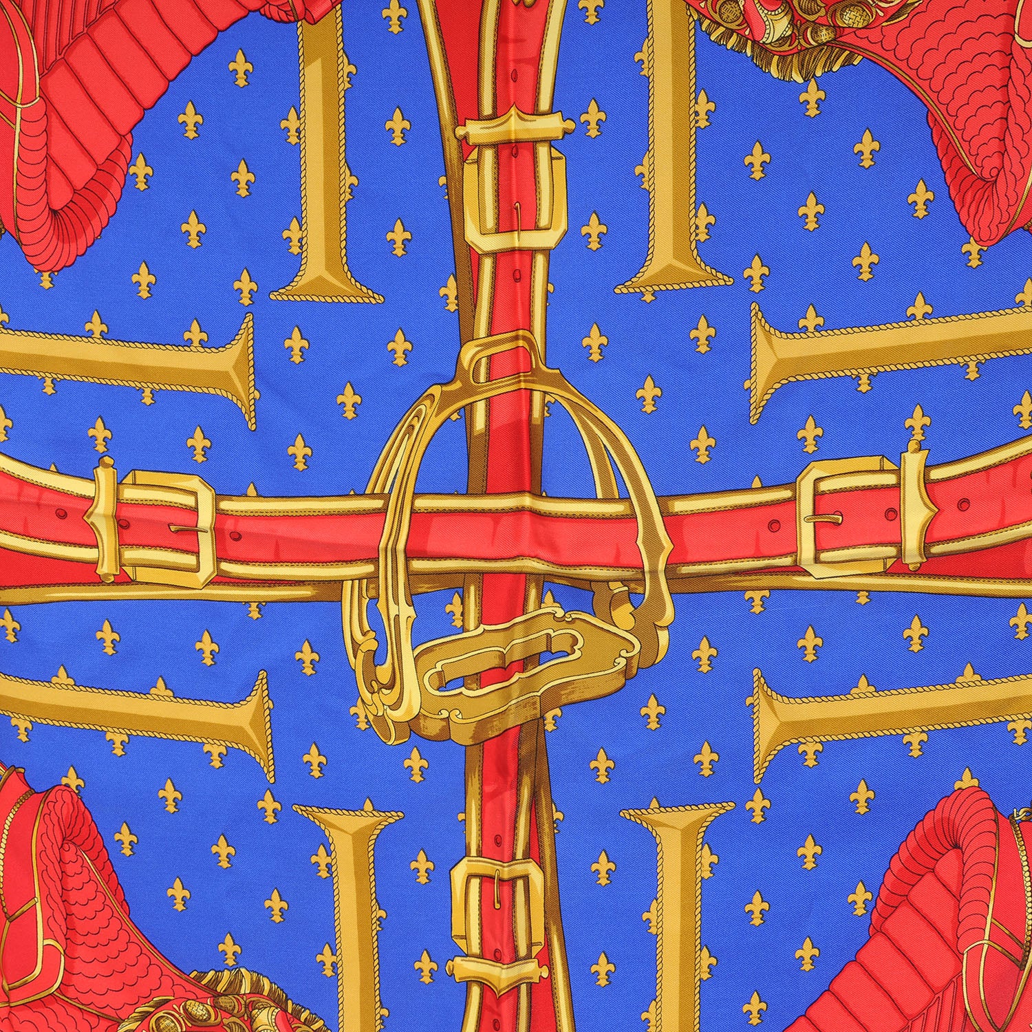 Hermes Silk Selles A Housse Scarf 90 3 of 9