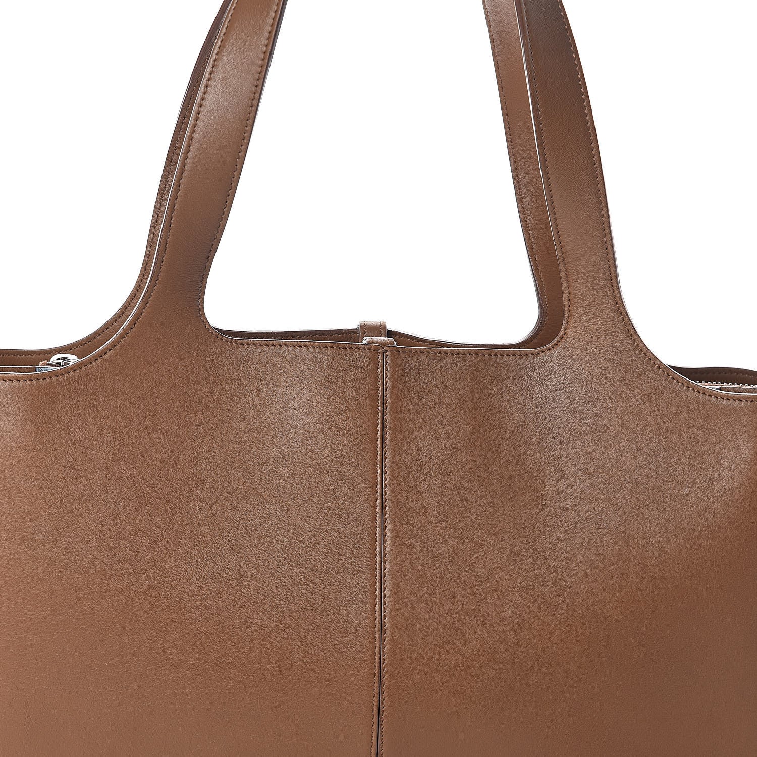 Celine Calfskin Medium Tri-Fold Bag Taupe 7 of 9