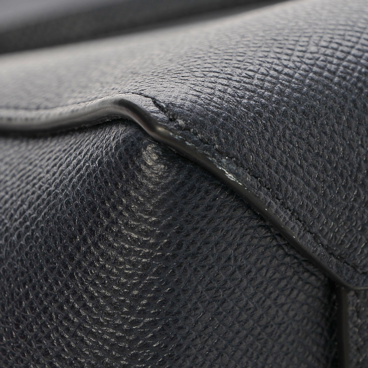 Celine Grained Calfskin Mini Belt Bag Navy 9 of 13