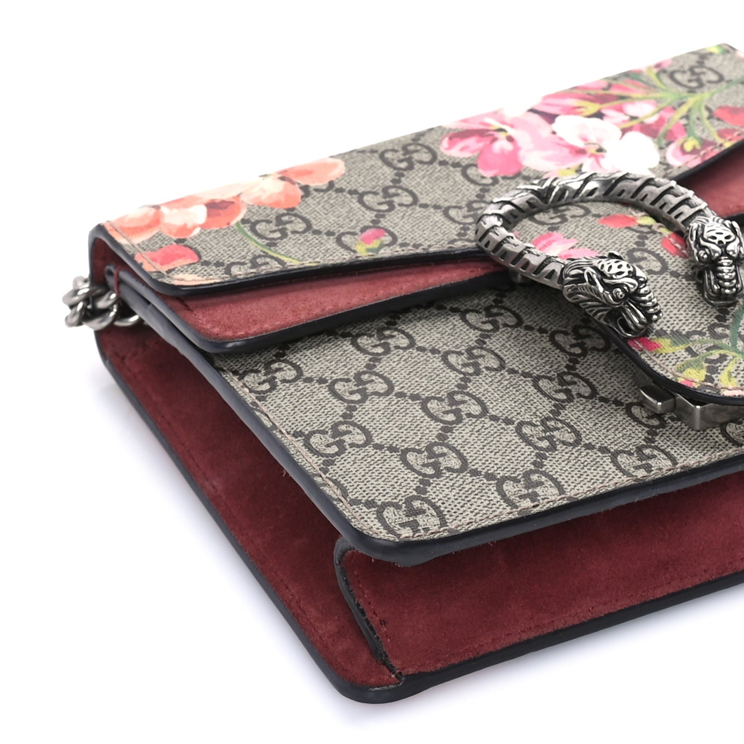 Gucci GG Supreme Monogram Blooms Mini Dionysus Shoulder Bag  Beige Multicolor Dry Rose 7 of 7