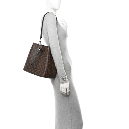 Louis Vuitton Monogram Neonoe MM Black 2 of 11