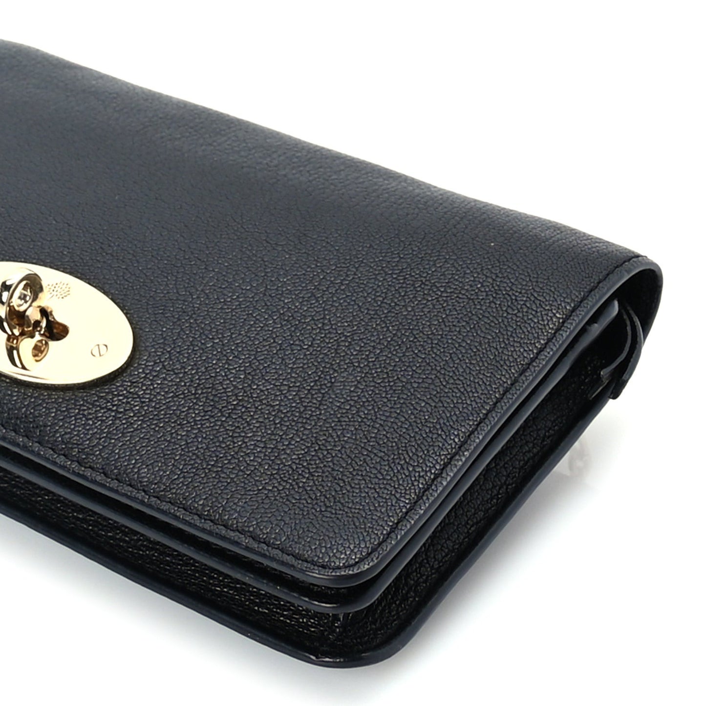 Grainy Print Bayswater Clutch Wallet  Black