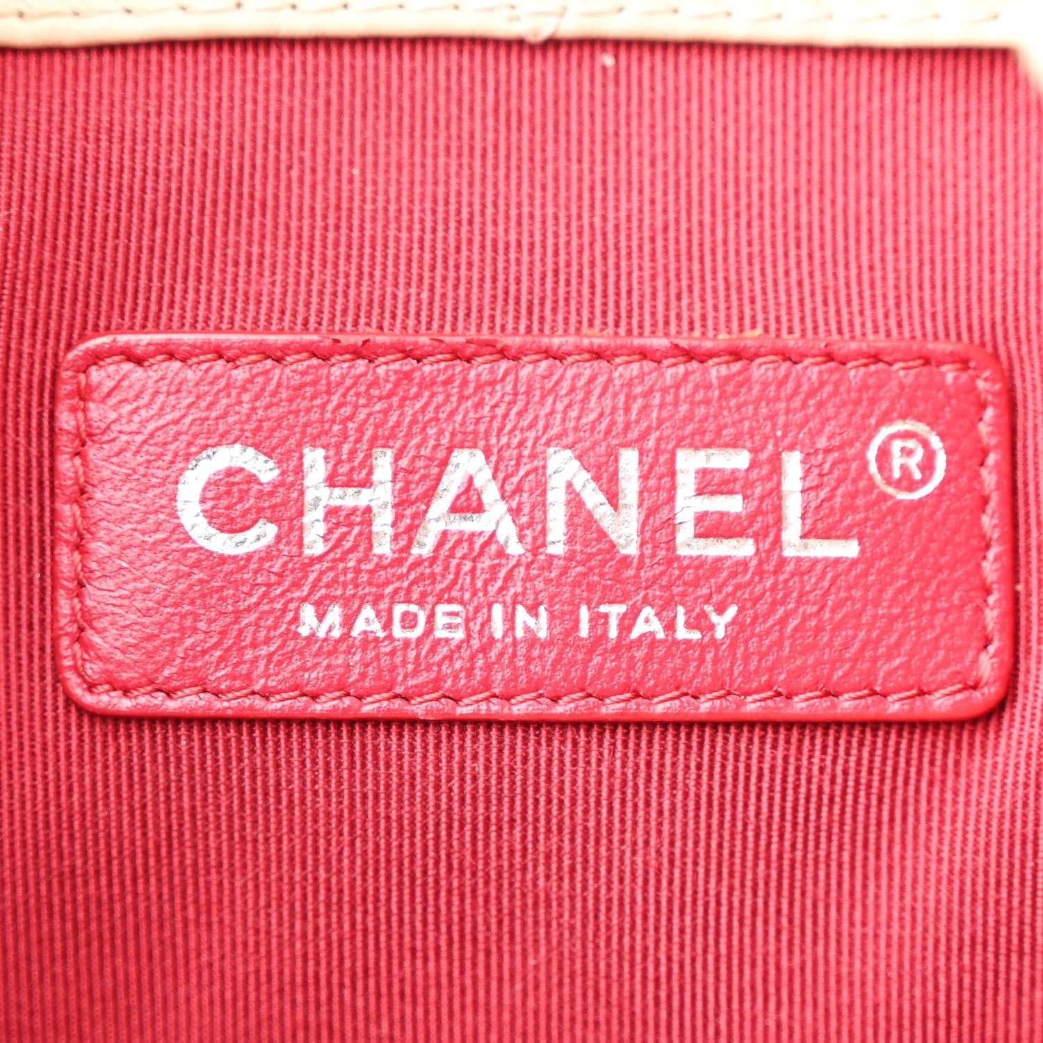 Chanel Aged Calfskin Quilted Small Gabrielle Backpack Beige Black 6 of 7