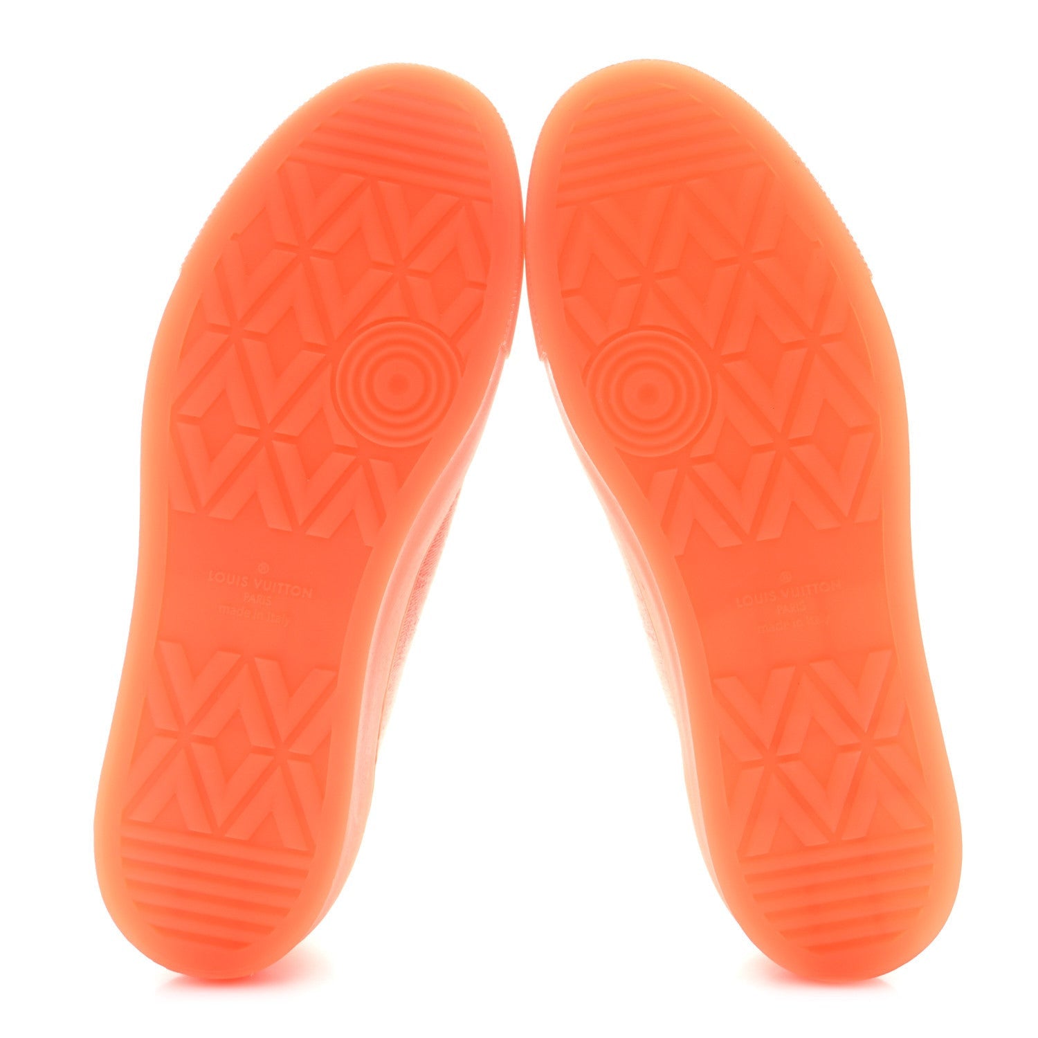 Louis Vuitton Canvas Monogram Mens Tattoo Sneakers Orange 5 of 7