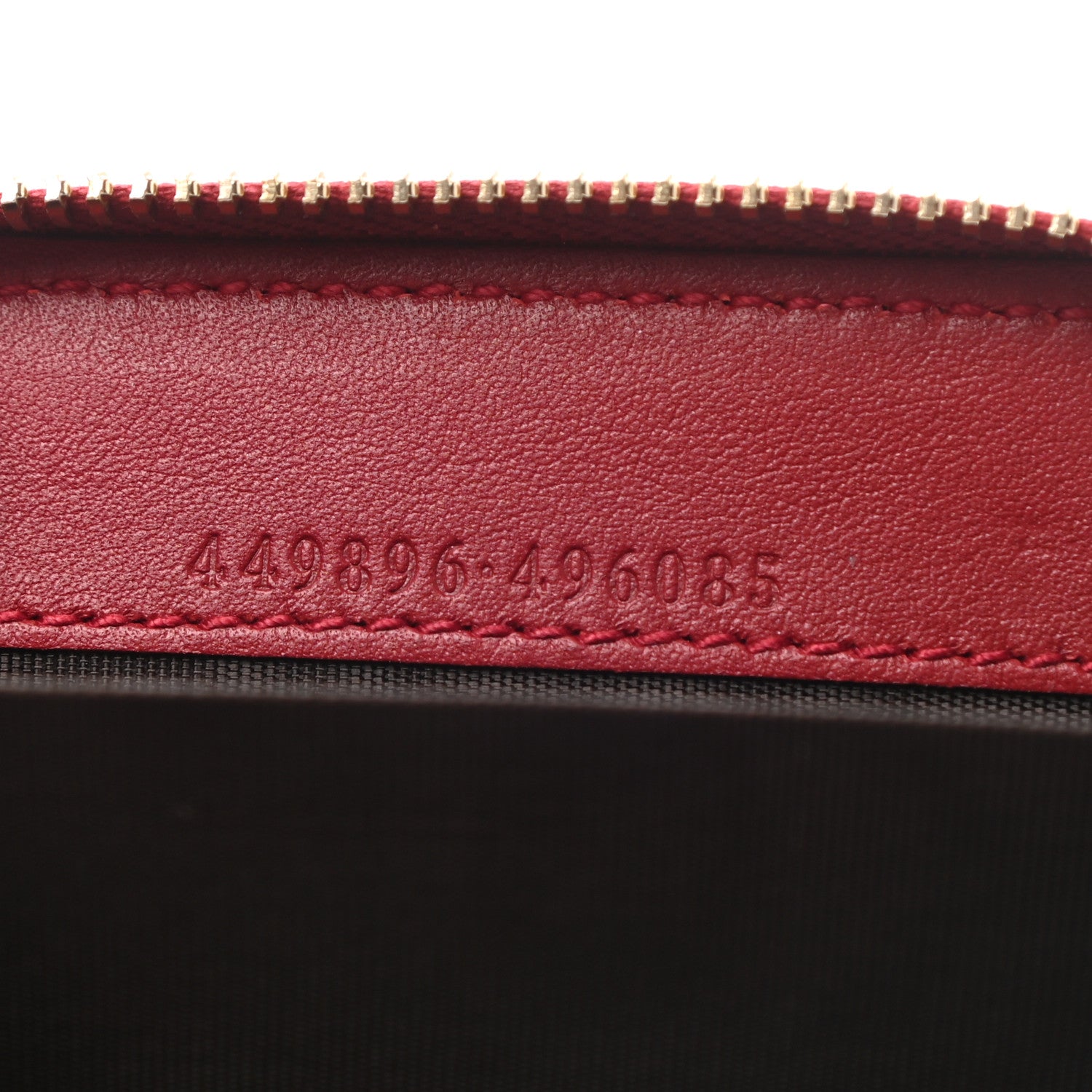 Gucci Microguccissima Zip Around Card Case Red 7 of 8