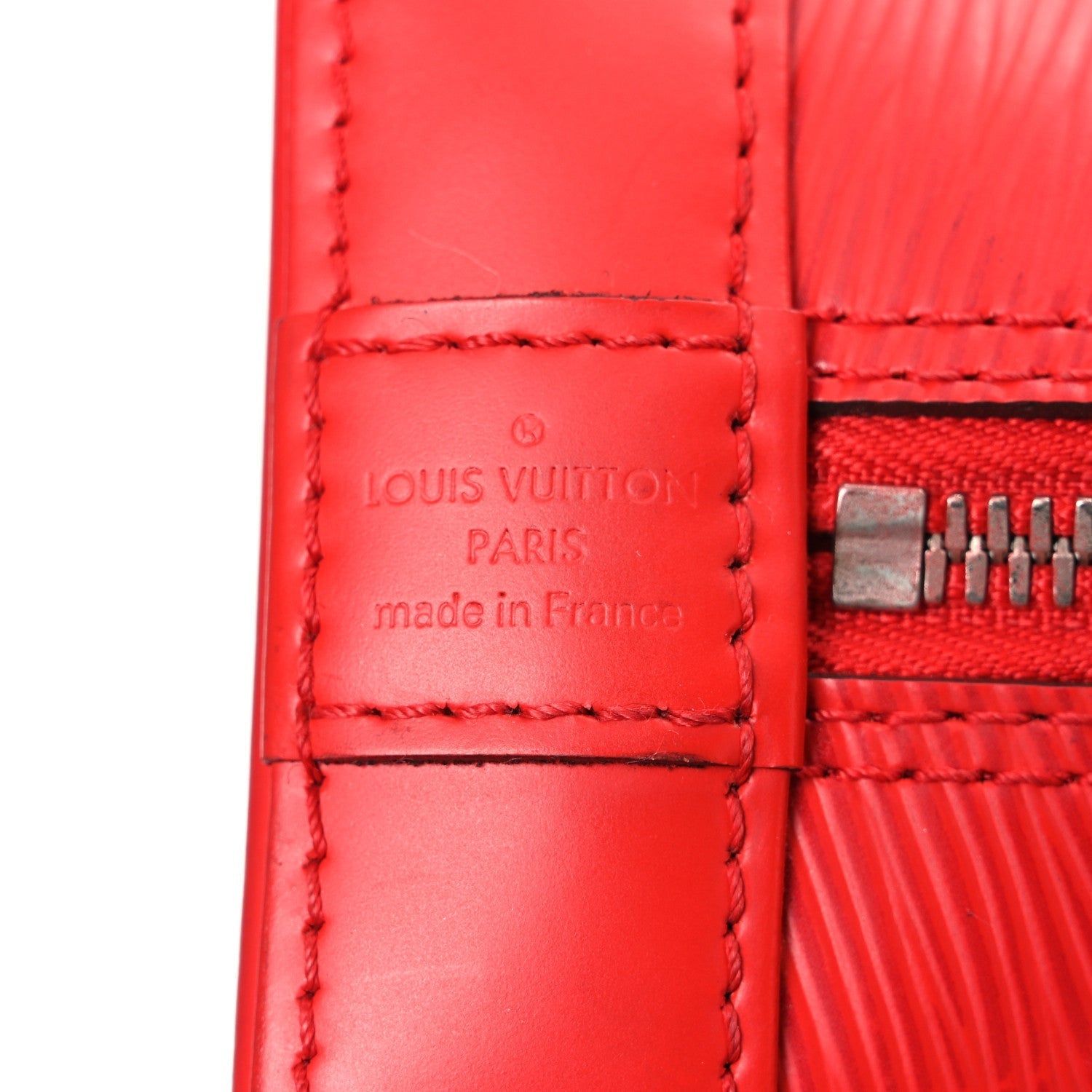 Louis Vuitton Epi Alma BB Carmine 6 of 7
