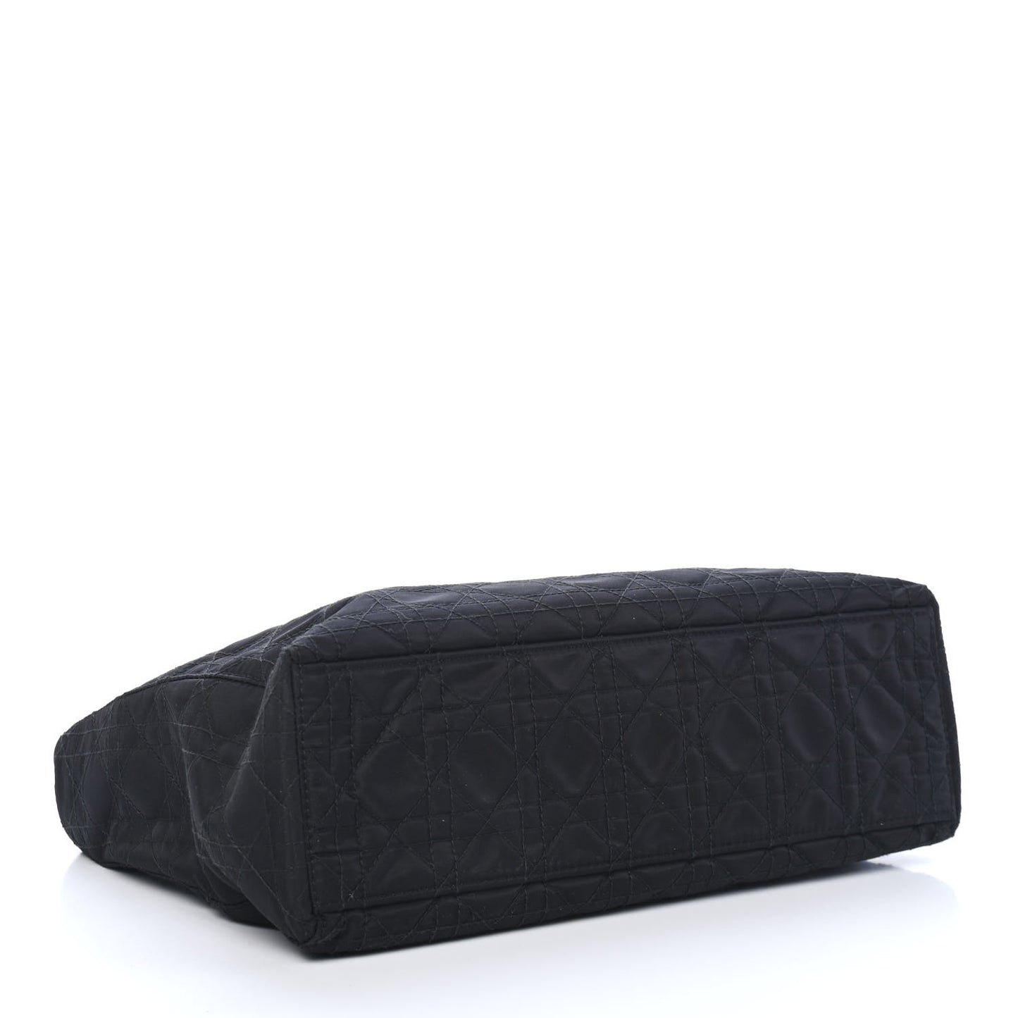 Nylon Cannage Large Lady Dior Black