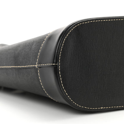 Burberry Saffiano Top Handle Bag Black 8 of 9