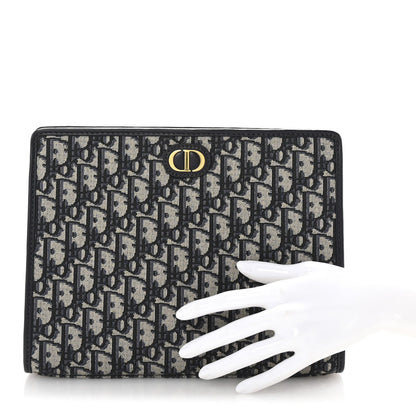 Christian Dior Oblique 30 Montaigne Pouch Blue 2 of 6