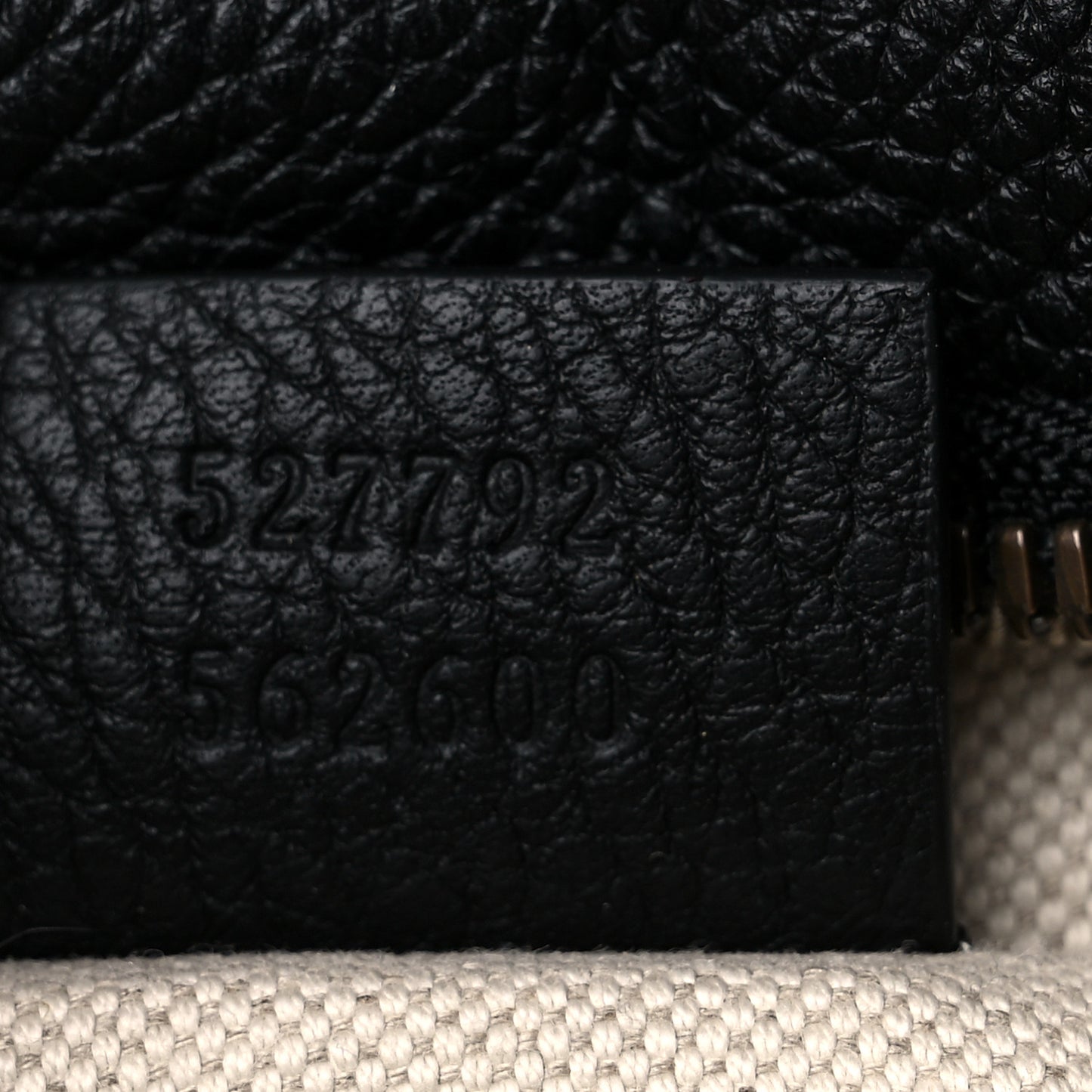 Grained Calfskin Small Logo Belt Bag Black