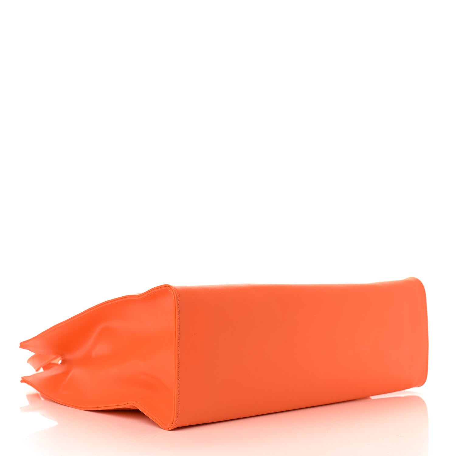 Telfar Vegan Leather Medium Shopping Bag Orange 4 of 16