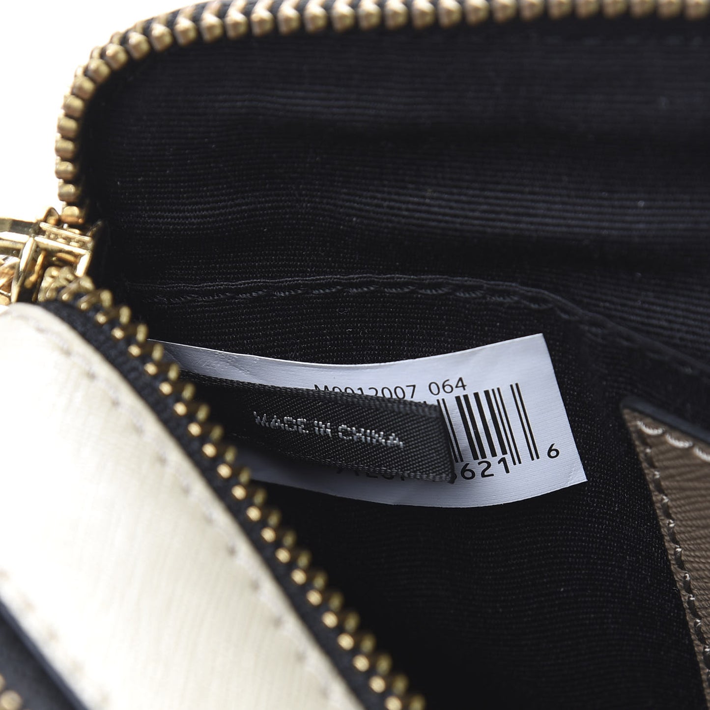 Saffiano Small Snapshot Camera Bag French Grey