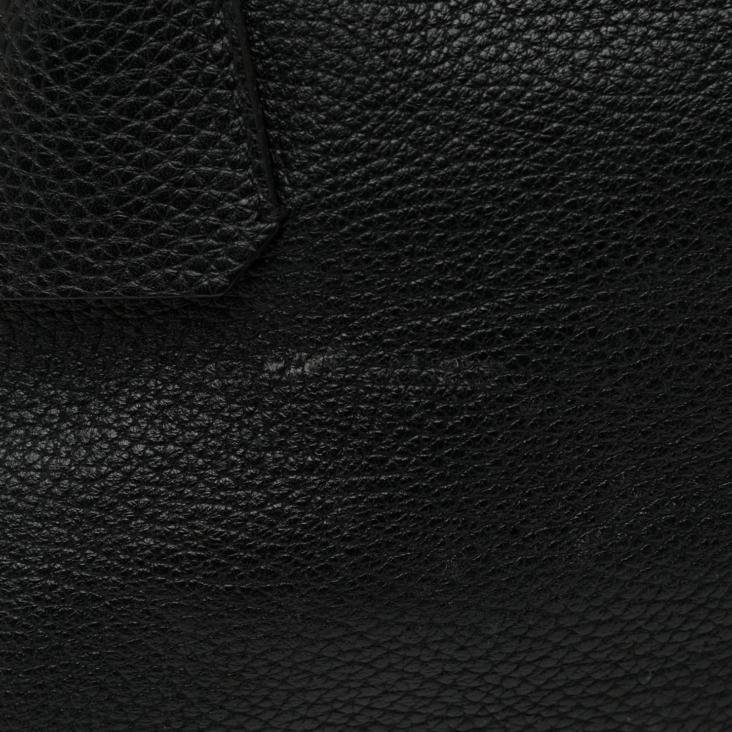 London Grainy Calfskin Medium Baynard Tote Black