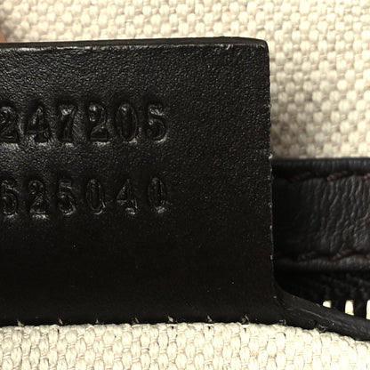 Gucci Monogram Vintage Web Medium Boston  Dark Brown 7 of 10