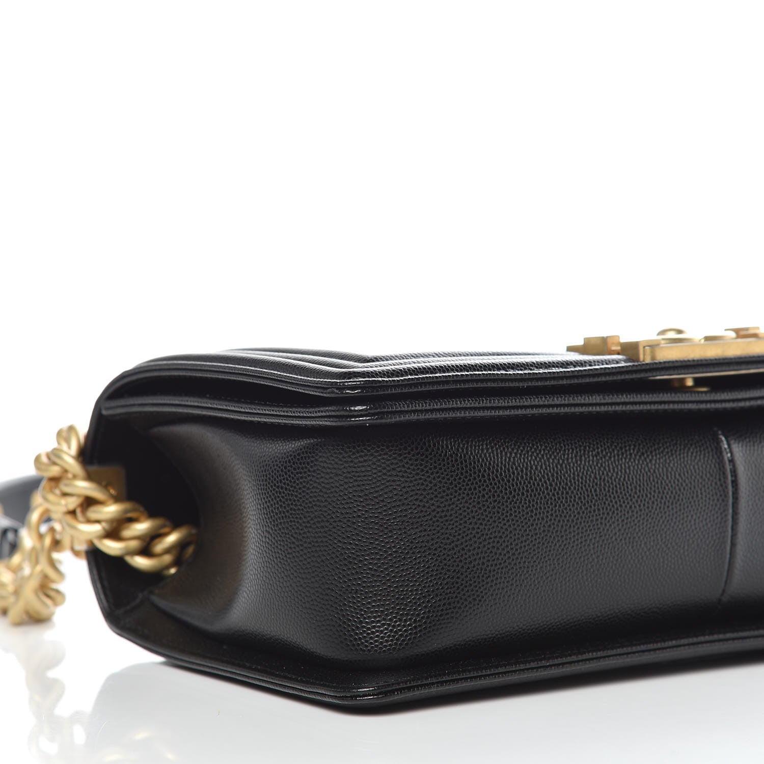 Chanel Caviar Quilted Medium Boy Flap Black 8 of 10