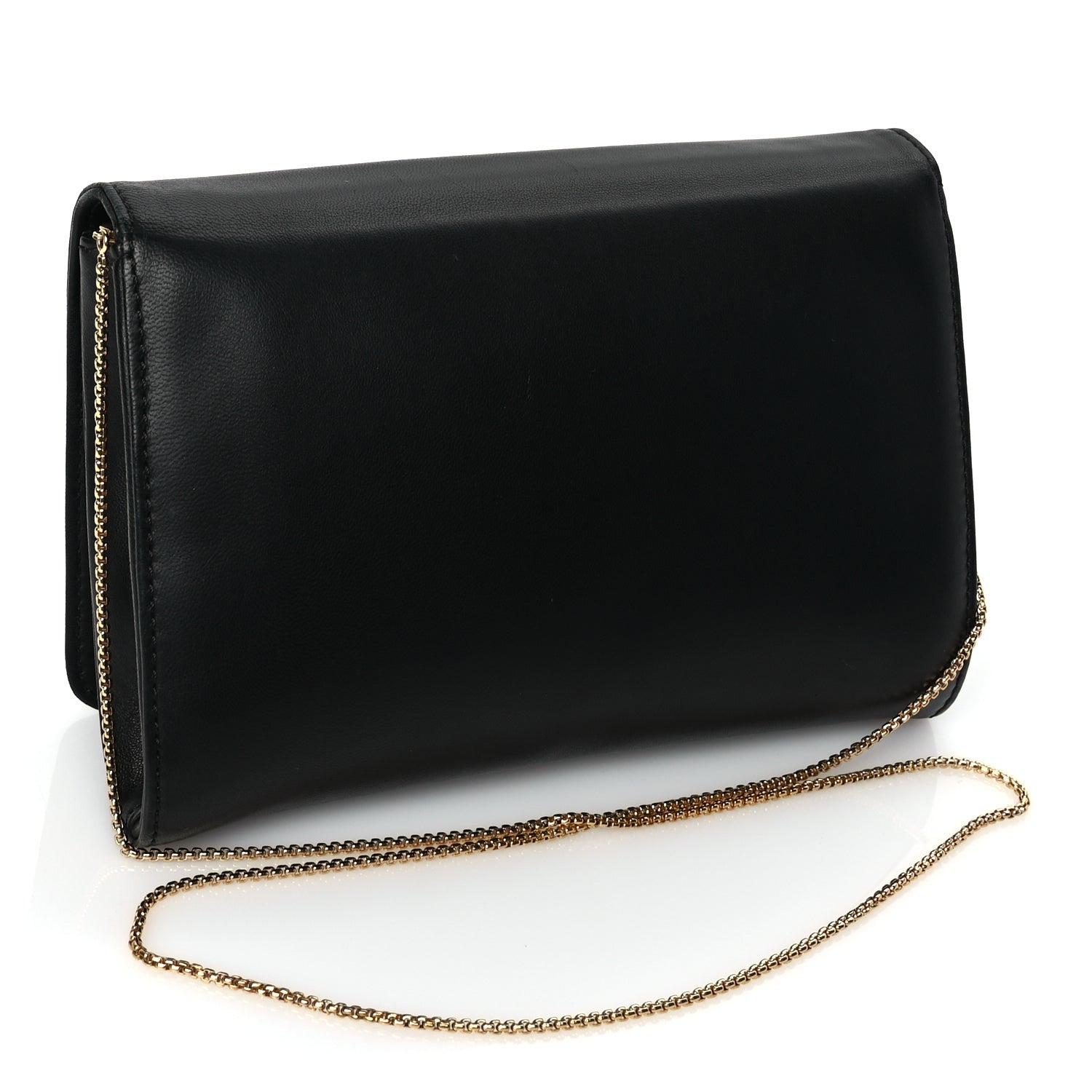 Versace Vitello Palazzo Medusa Evening Clutch Black 2 of 6