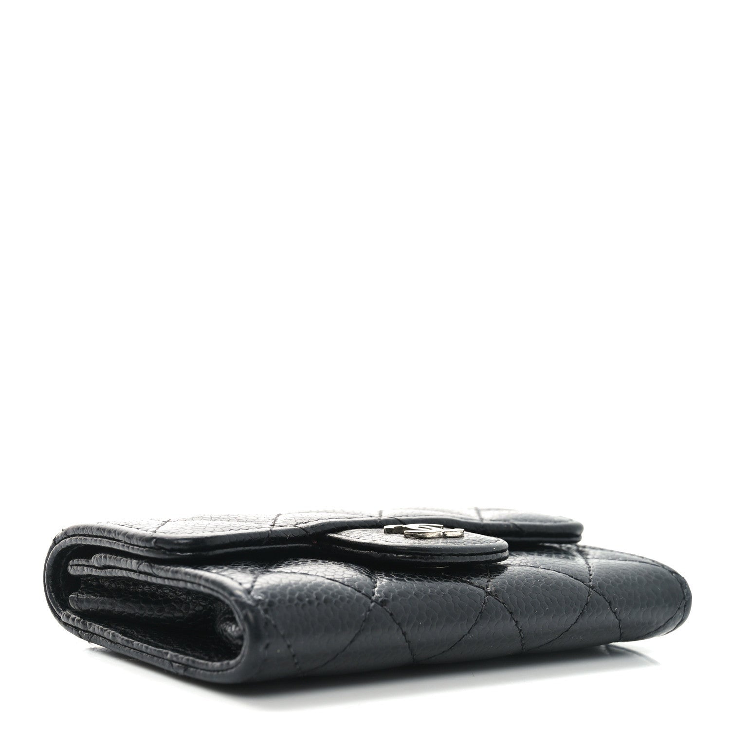 Chanel Caviar Quilted Flap Card Holder Black 3 of 7