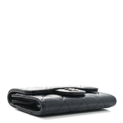 Chanel Caviar Quilted Flap Card Holder Black 3 of 7