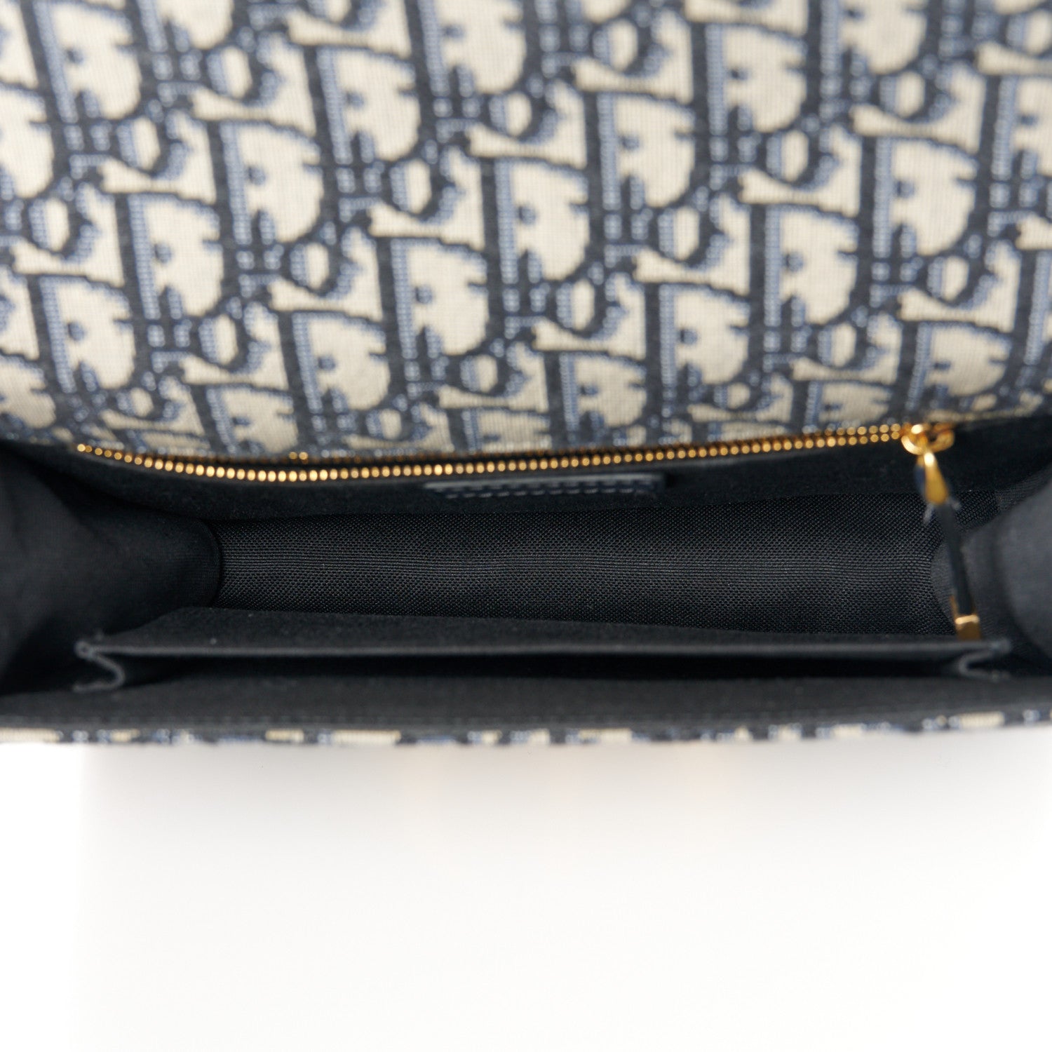 Christian Dior Oblique 30 Montaigne Flap Bag Blue 5 of 11