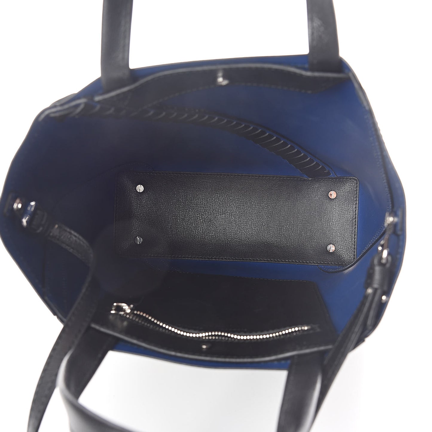 Calfskin Hex Tote Black