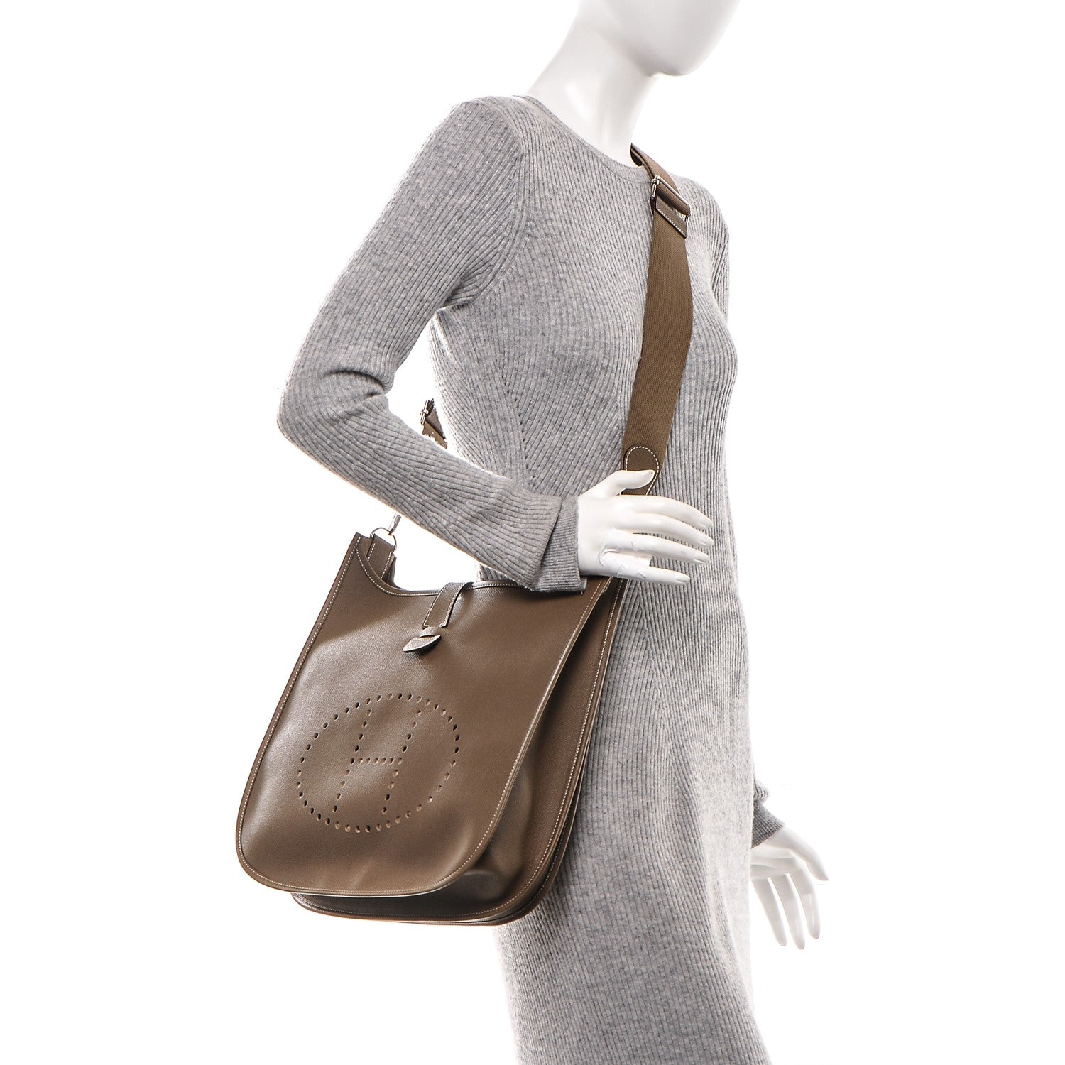 Hermes Epsom Evelyne III GM Etoupe 2 of 7