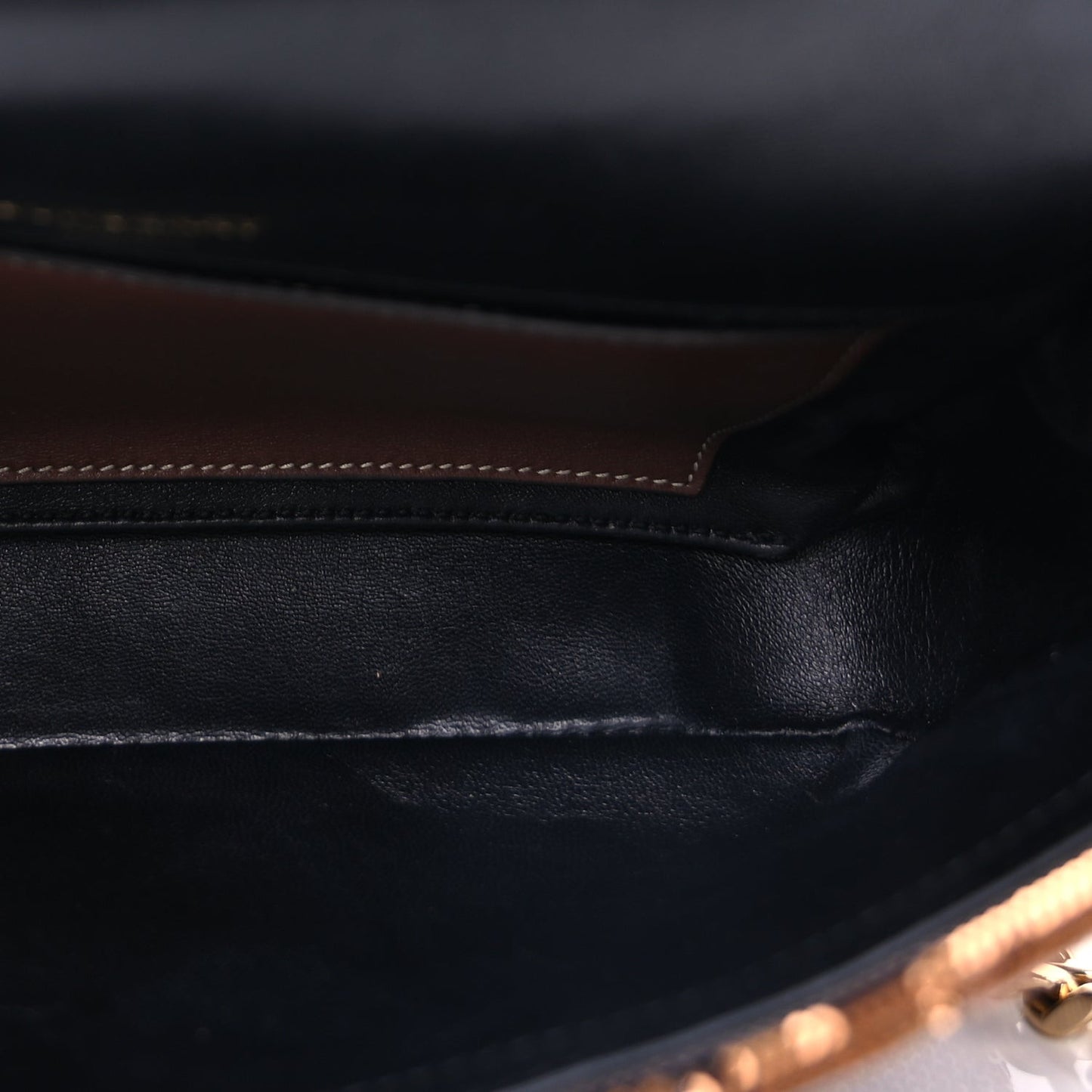 Sequin Small Lola Bag  Dark Birch