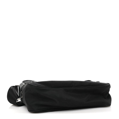 Prada Tessuto Nylon Triangle Shoulder Bag Black 3 of 8