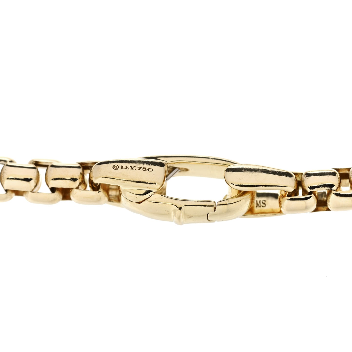 18K Yellow Gold 2.7mm Box Chain Bracelet