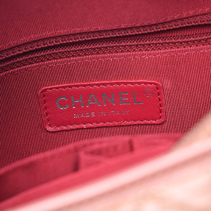 Chanel Aged Calfskin Quilted Medium Gabrielle Hobo Pink 6 of 13