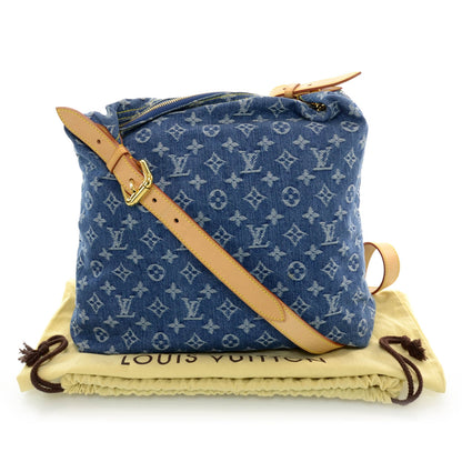 Louis Vuitton Denim Baggy GM Long Strap Blue 3 of 8