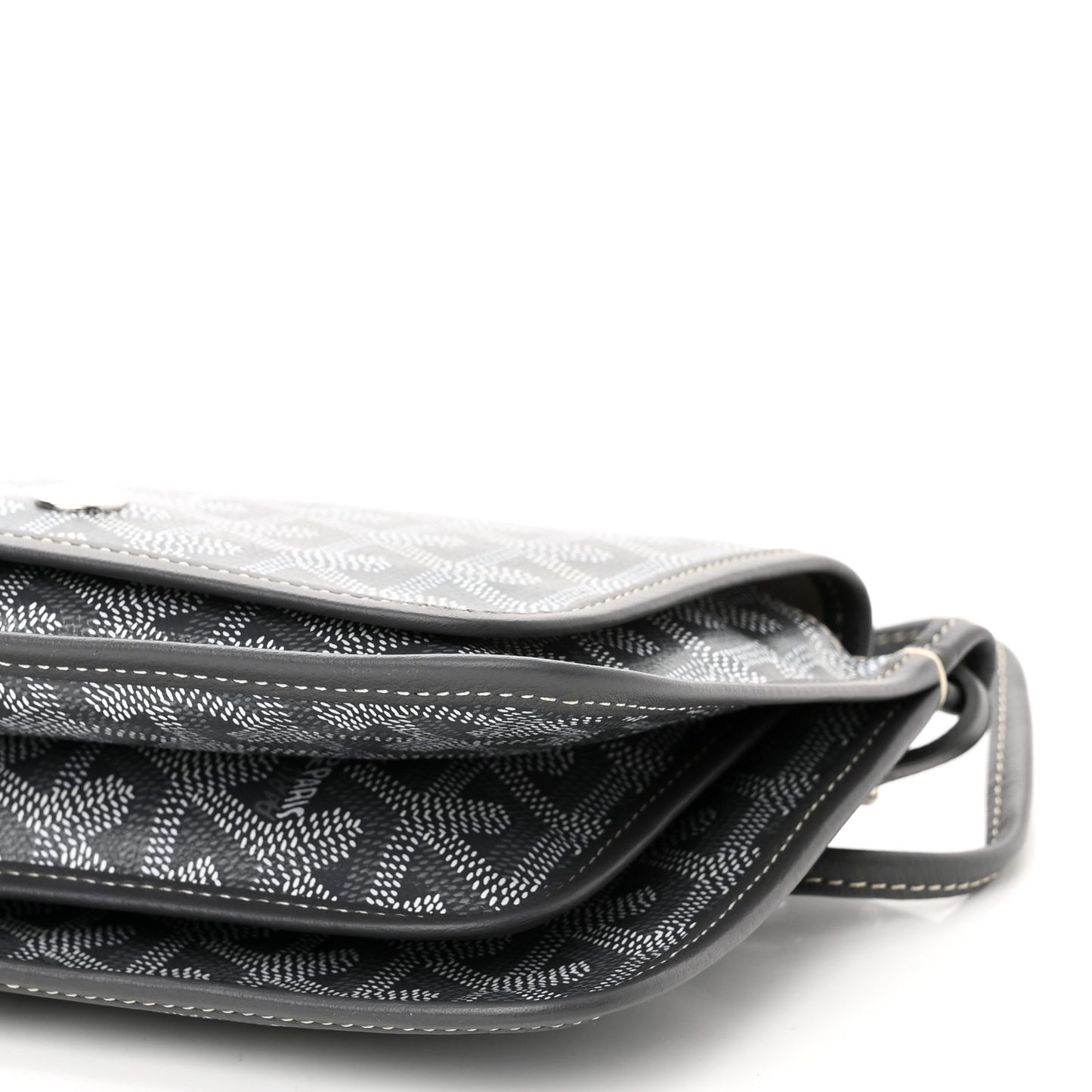 Goyardine Plumet Wallet Clutch Grey