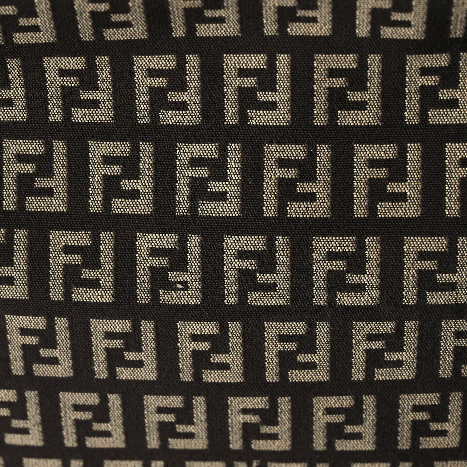 Fendi Zucchino Vitello Shoulder Tote  Testa di Moro 6 of 8