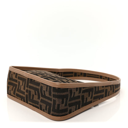 Fendi Fabric Jacquard Vitello Grace FF 1974 Mini Fendessence Shoulder Bag Tobacco Moro Ebano 8 of 8