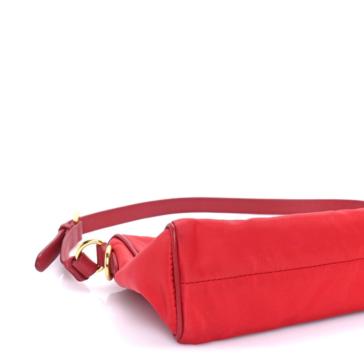 Tessuto Nylon Small Shoulder Bag  Rosso