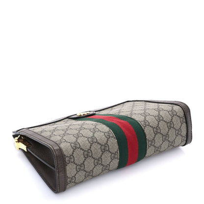 Gucci GG Supreme Monogram Web Small Ophidia Chain Shoulder Bag  Brown 7 of 7